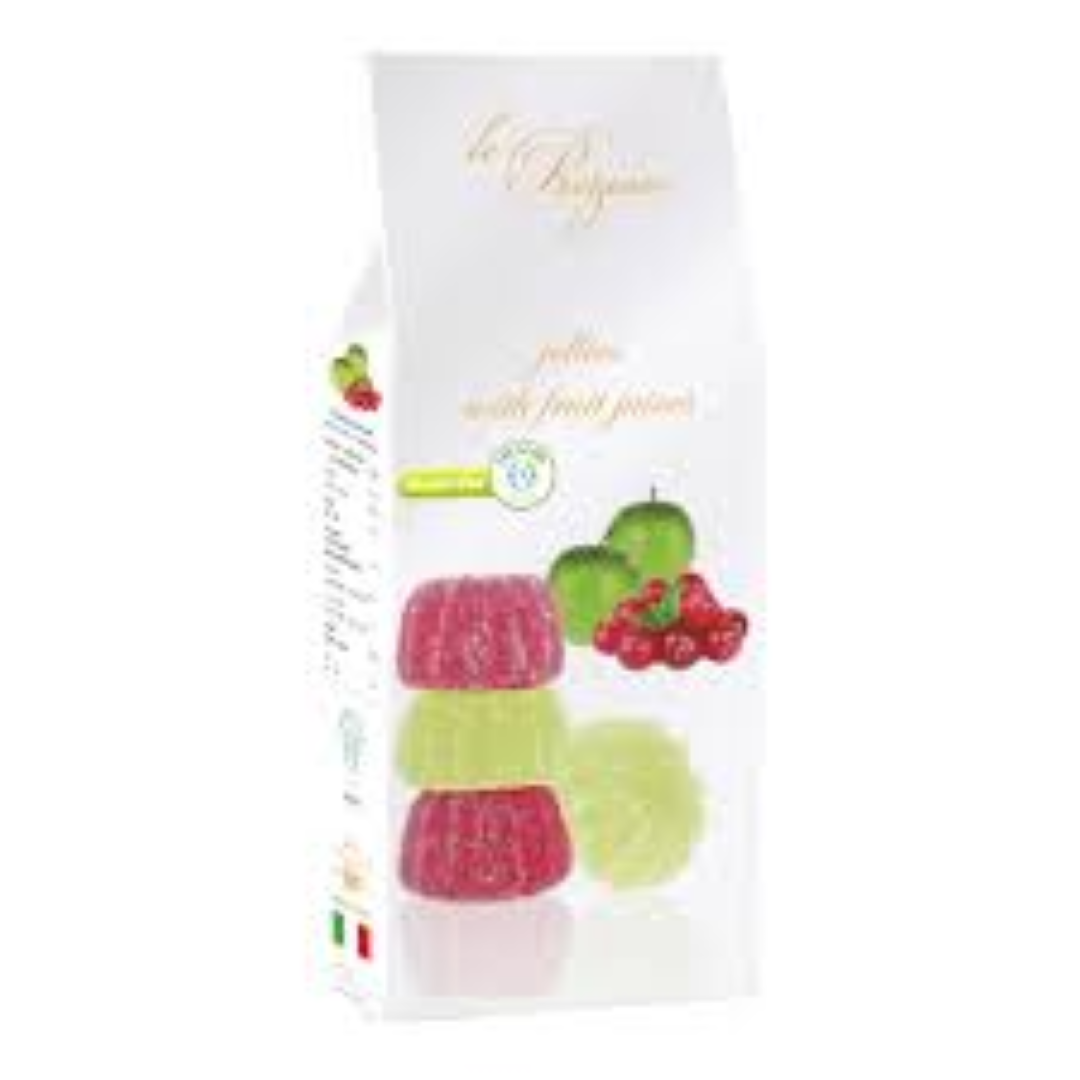 LE PREZIOSE FRUIT JELLIES G/APPLE & CRANBERRY 200G